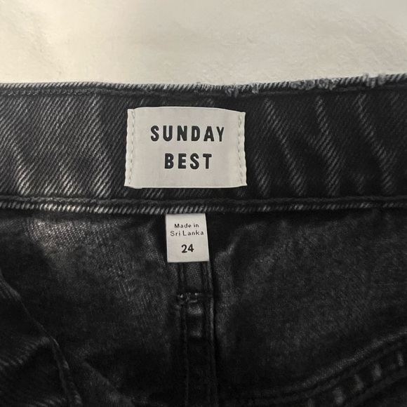 Sunday Best dad jeans in black, size 24 (Aritzia) - Picture 5 of 6